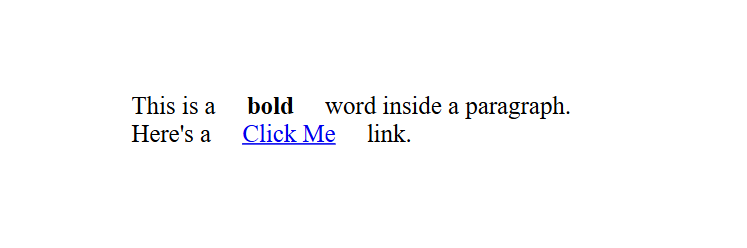 Inline Element Output